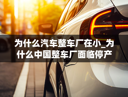 为什么汽车整车厂在小_为什么中国整车厂面临停产？疫情下汽车供应链将面临哪些挑战？